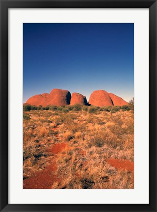 Framed Australia, Uluru Kata Tjura, Outback, The Olgas Print