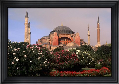 Framed Saint Sophia Church, Hagai Sophia, Istanbul, Turkey Print