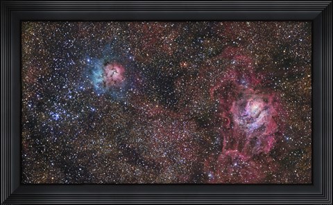 Framed Stars of the Sagittarius Constellation Print