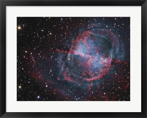 Framed Close up of The Dumbbell Nebula Print