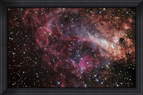 Framed Omega Nebula Print