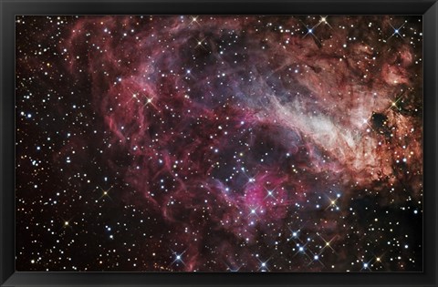 Framed Omega Nebula Print