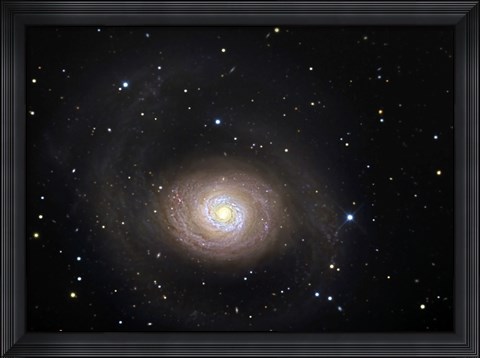 Framed Messier 94, A Spiral Galaxy in the Constellation Canes Venatici Print