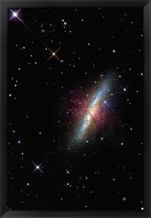 Framed Cigar Galaxy Print