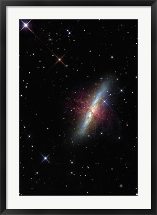 Framed Cigar Galaxy Print