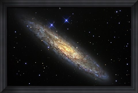 Framed Sculptor Galaxy Print