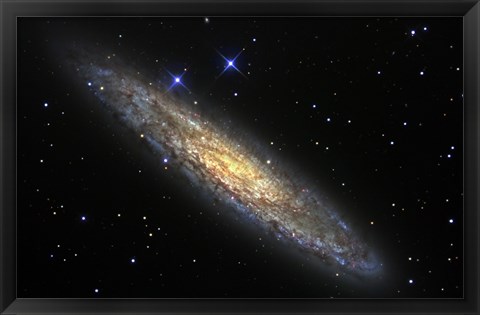 Framed Sculptor Galaxy Print