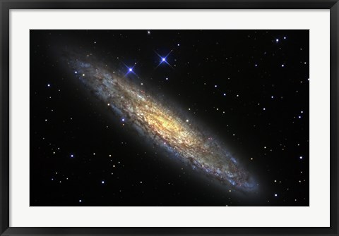 Framed Sculptor Galaxy Print