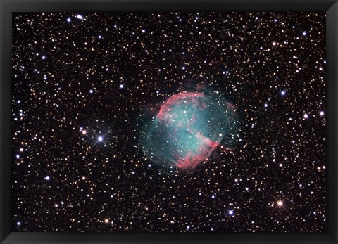 Framed Dumbbell Nebula Print