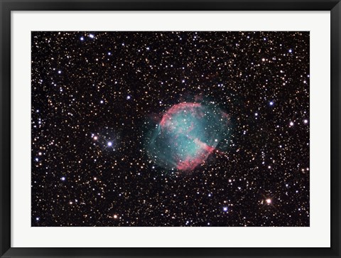 Framed Dumbbell Nebula Print