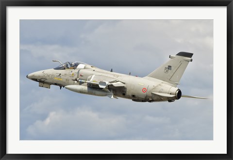 Framed Italian Air Force AMX fighter aircraft Print