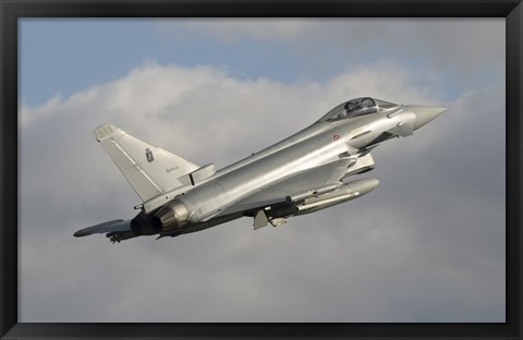 Framed Eurofighter 2000 Typhoon of the Italian Air Force Print