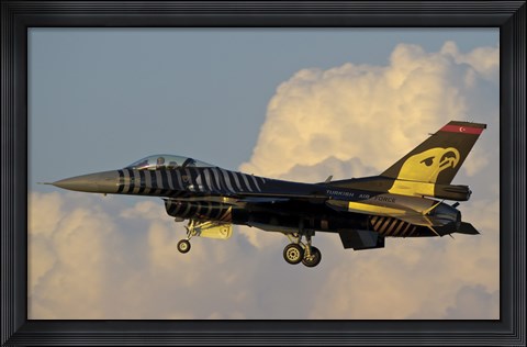 Framed Solo Turk F-16 of the Turkish Air Force Print
