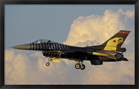 Framed Solo Turk F-16 of the Turkish Air Force Print