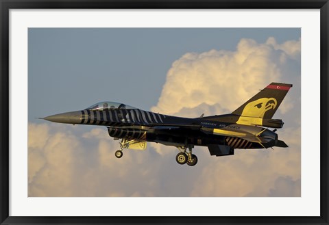 Framed Solo Turk F-16 of the Turkish Air Force Print