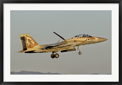 Framed Israeli Air Force F-15I Ra&#39;am Print