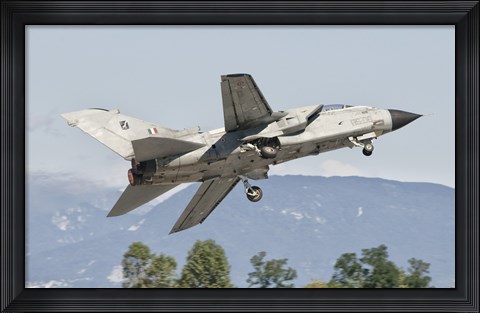 Framed Italian Air Force Panavia Tornado Print