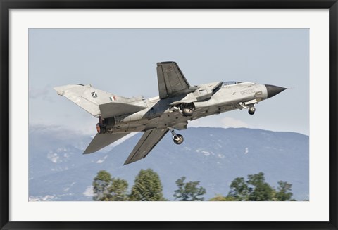 Framed Italian Air Force Panavia Tornado Print