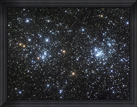 Framed Double Cluster, NGC 884 and NGC 869 Print