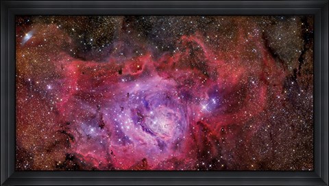 Framed Lagoon Nebula Print