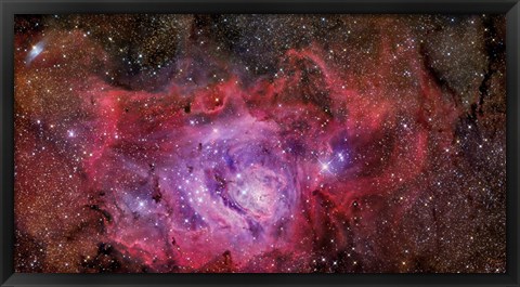 Framed Lagoon Nebula Print