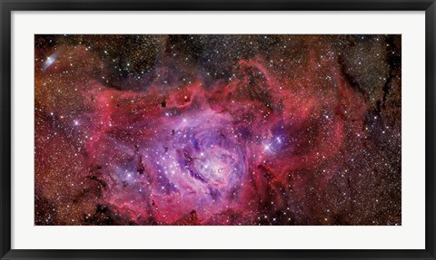 Framed Lagoon Nebula Print