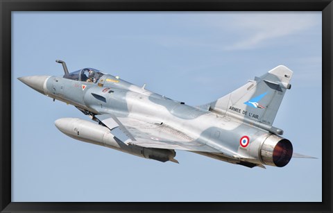 Framed Dassault Mirage 2000C of the French Air Force Print