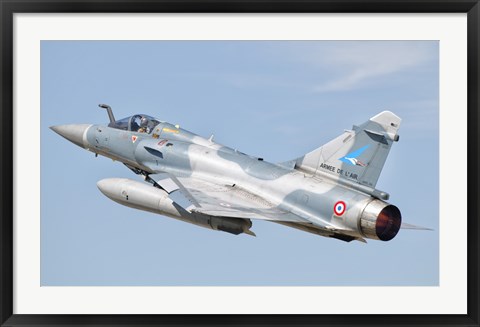 Framed Dassault Mirage 2000C of the French Air Force Print