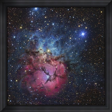 Framed Close up of The Trifid Nebula Print
