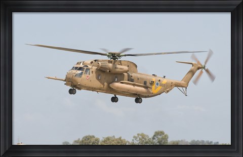 Framed Sikorsky CH-53 Yasur of the Israeli Air Force Print