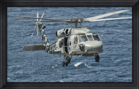 Framed US Navy SH-60F Seahawk Print