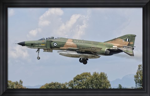 Framed F-4 Phantom of the Hellenic Air Force Print