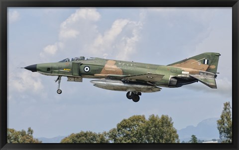 Framed F-4 Phantom of the Hellenic Air Force Print