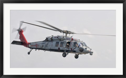 Framed SH-60 Helicopter Print