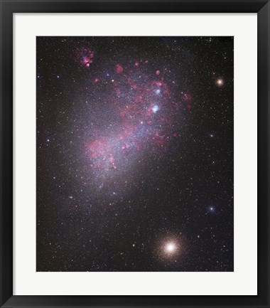 Framed Small Magellanic Cloud (close up) Print