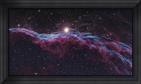Framed Veil Supernova Remnant Print