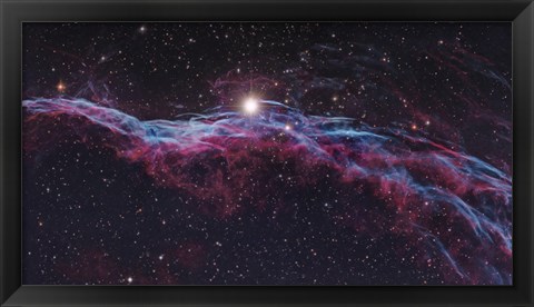 Framed Veil Supernova Remnant Print