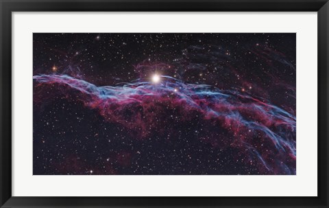 Framed Veil Supernova Remnant Print