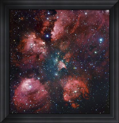 Framed Cat&#39;s Paw Nebula in Scorpius Print