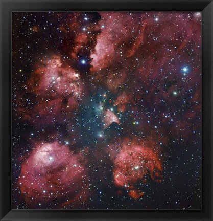 Framed Cat&#39;s Paw Nebula in Scorpius Print