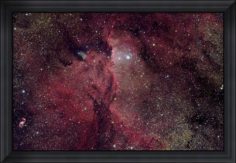Framed Emission Nebula in Ara (NGC 6188) Print
