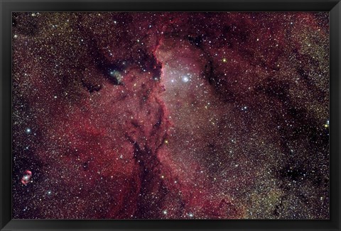 Framed Emission Nebula in Ara (NGC 6188) Print