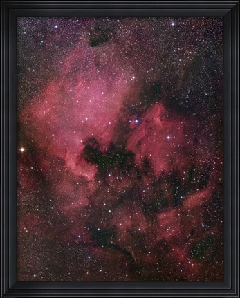 Framed North America Nebula Print