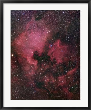 Framed North America Nebula Print