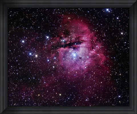 Framed Pacman Nebula Print
