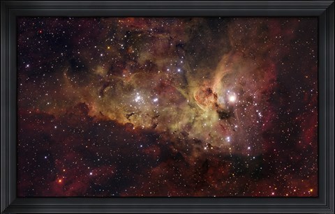 Framed Eta Carinae nebula Print