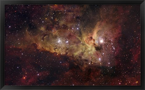 Framed Eta Carinae nebula Print