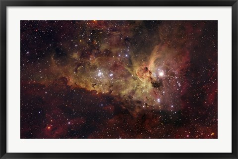 Framed Eta Carinae nebula Print