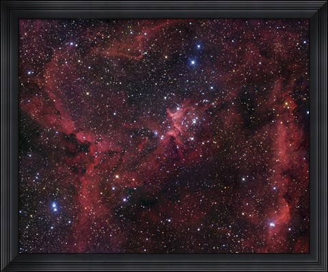 Framed Cassiopeia (NGC 7380) Print