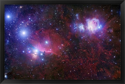 Framed Belt Stars of Orion Print